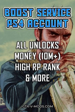 gta 5 account boost for ps4